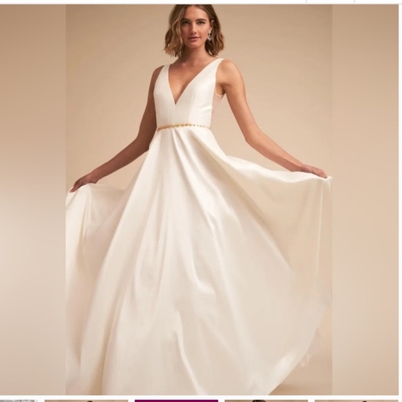 JENNY YOO OCTAVIA IVORY WEDDING GOWN - Picture 2 of 8